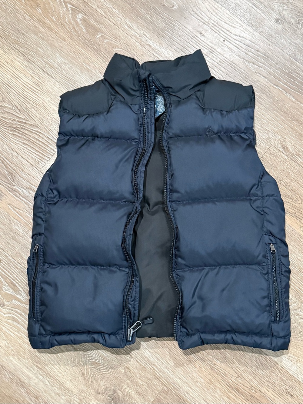 Polo Ralph Lauren Boys Dark Navy Black Down Puffer Vest Size 7